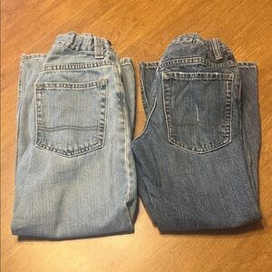 Old Navy Loosie Kids Denim Jeans size 8. Adjustable Waist